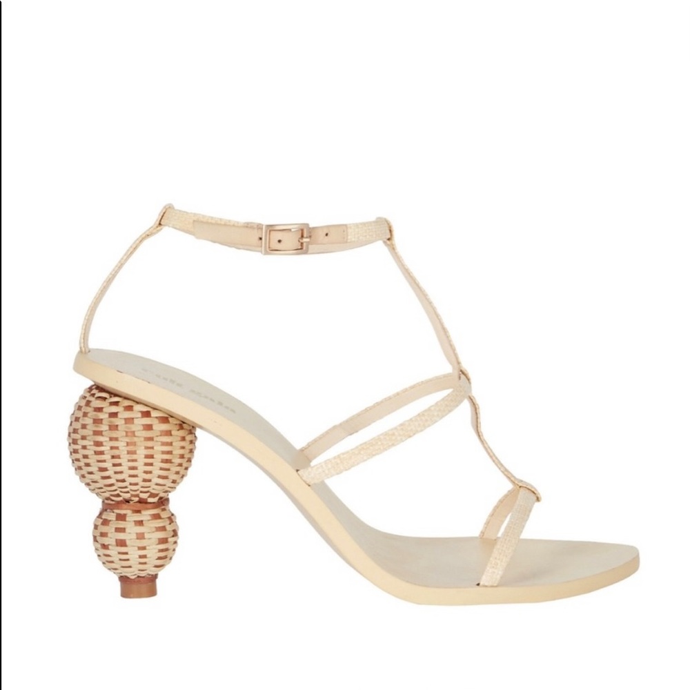 Cult Gaia Eden Stacked Leather Sandals